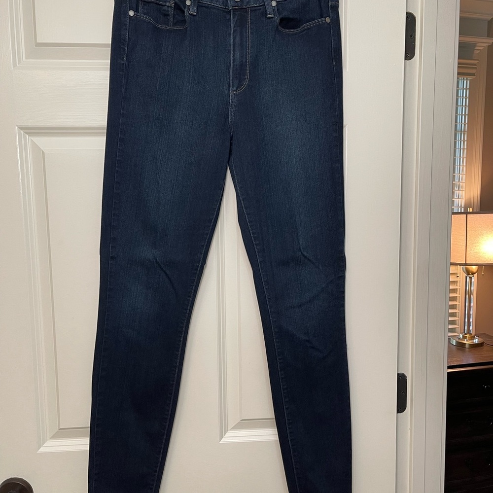 PAIGE Women’s Hoxton Ultra Skinny Jeans Size 31 Dark Wash Stretch Denim